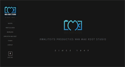 Desktop Screenshot of maxkootstudio.nl